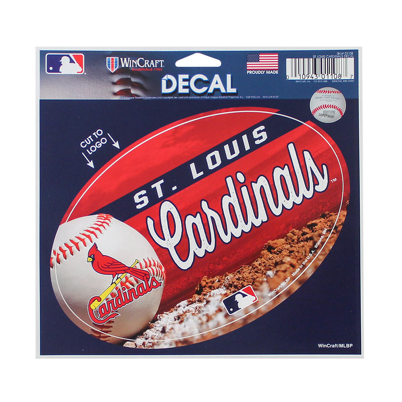St. Louis Cardinals Oval Decal 5.75"