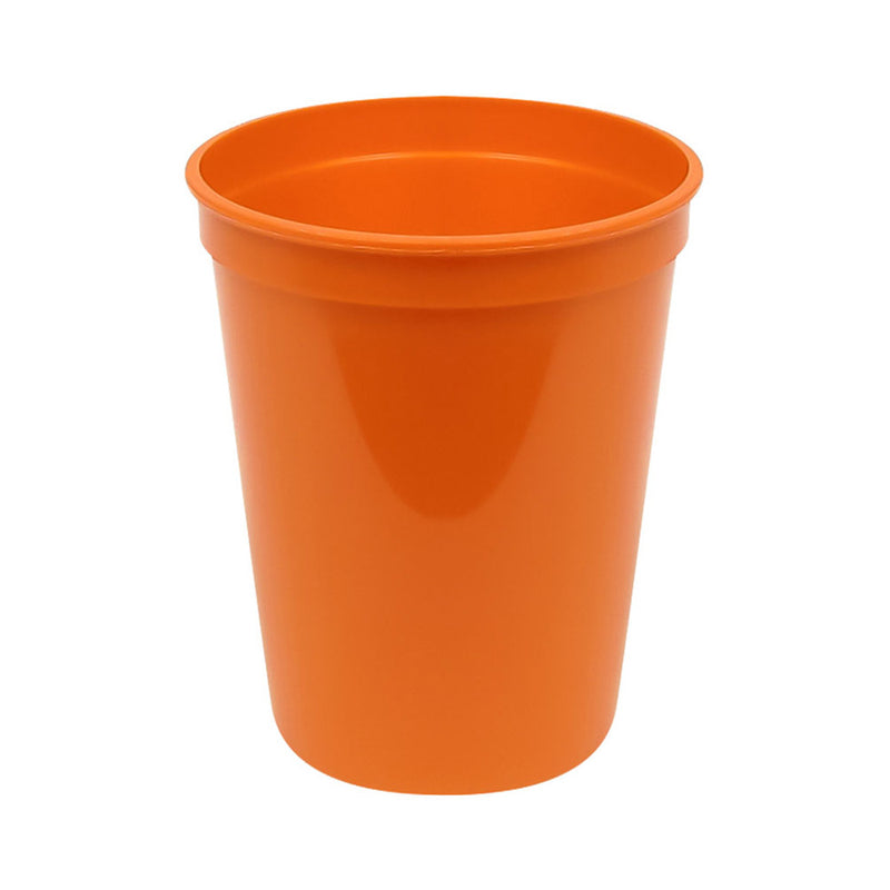 Plastic 16 oz Stadium Cup - Orange (25 PACK)