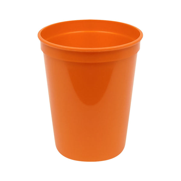 Plastic 16 oz Stadium Cup - Orange (500 PACK)