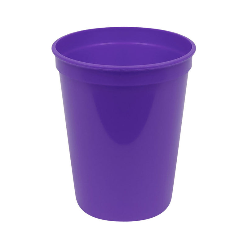 Stadium Cups, Pack of 25, Blank 16 oz Plastic Cups (Purple)