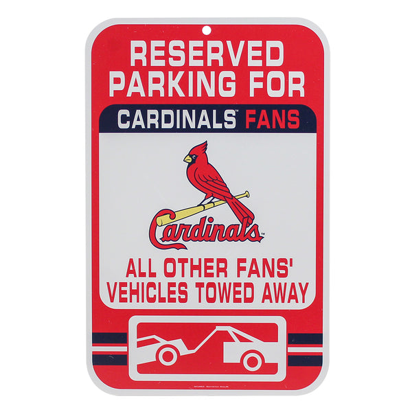 St. Louis Cardinals Reserved Parking Sign 11" x 17"