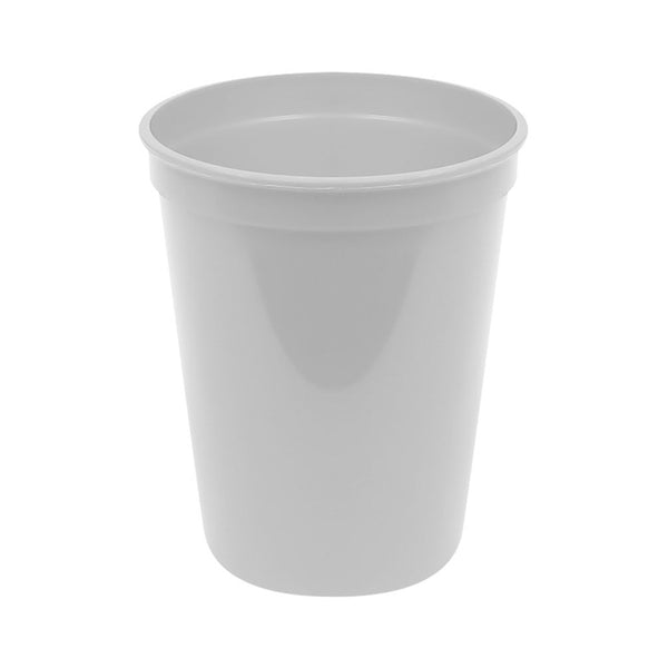 Plastic 16 oz Stadium Cup - White (500 PACK)