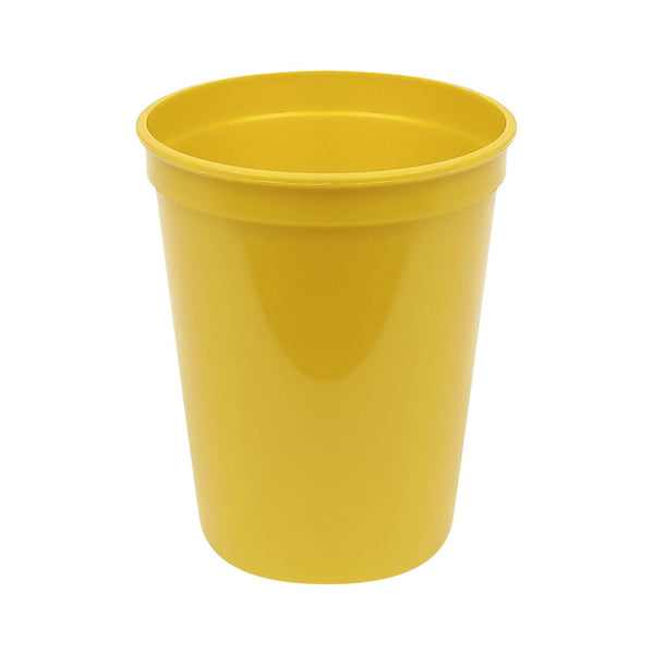 Plastic 16 oz Stadium Cup - Yellow (500 PACK)