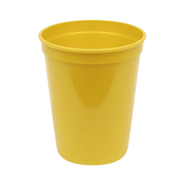 Plastic 16 oz Stadium Cup - Yellow (500 PACK)