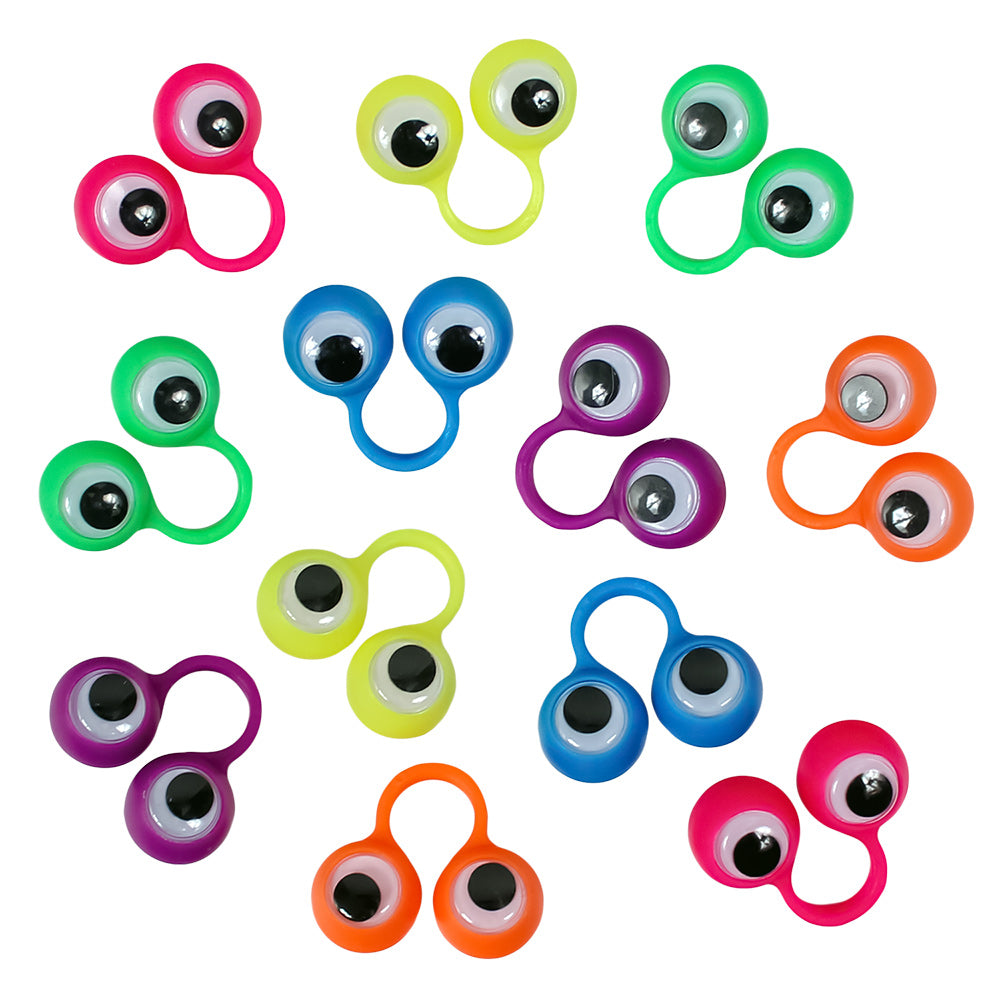 Child Size Googly Eye Ring Assortment 1.5