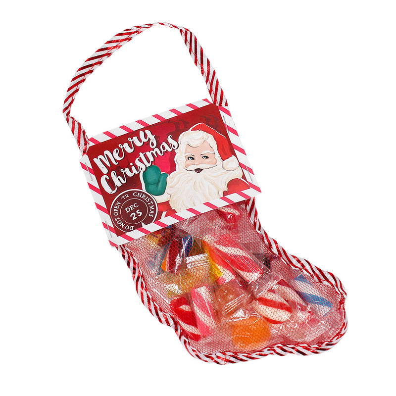 Filled Christmas Stocking 9" Hard Candy