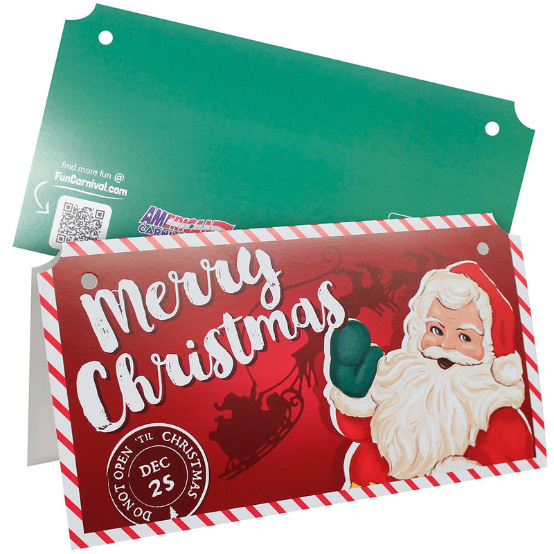 Christmas Stocking Header Card 32"