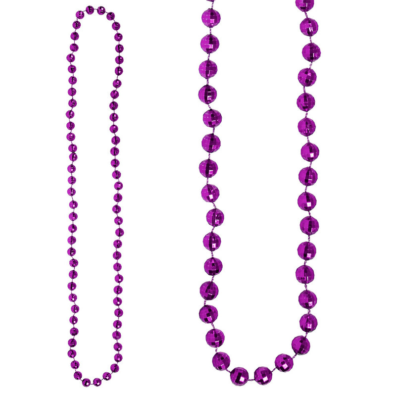 Bead Globe 10mm 36" Purple (DZ)