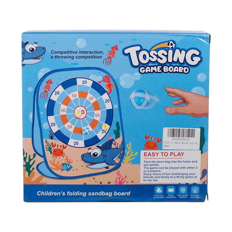 3-in-1 Tossing Game Board 23"