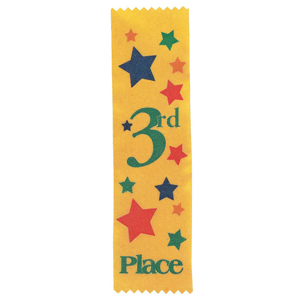 Award Ribbon - Third Place Yellow (DZ)