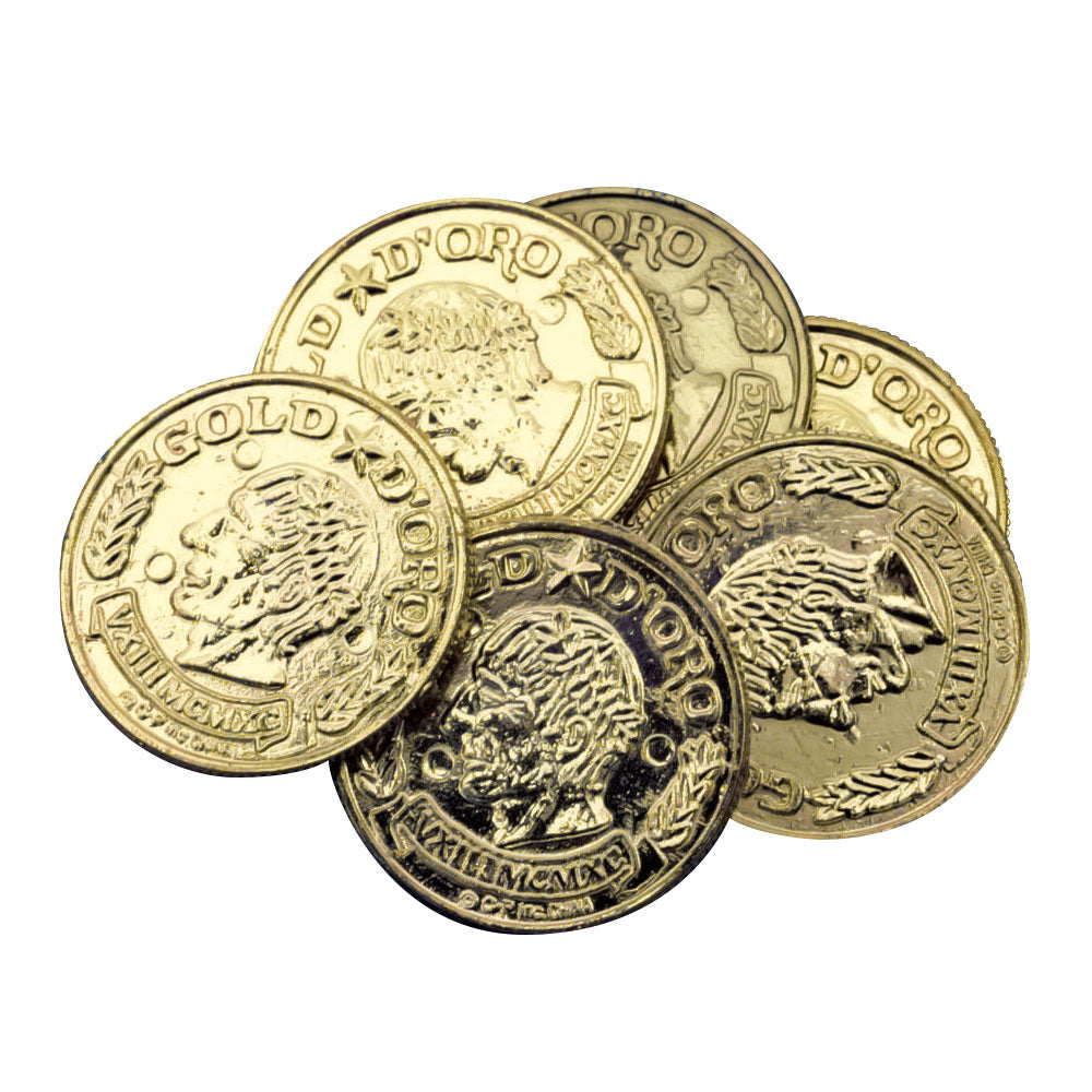 Plastic Gold Coins 1 14 144 Pack