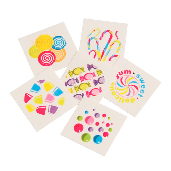 Tattoos - Candy Design 1-1/2" (144 PACK)