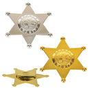 Sheriff Badge Plastic 3" (DZ)