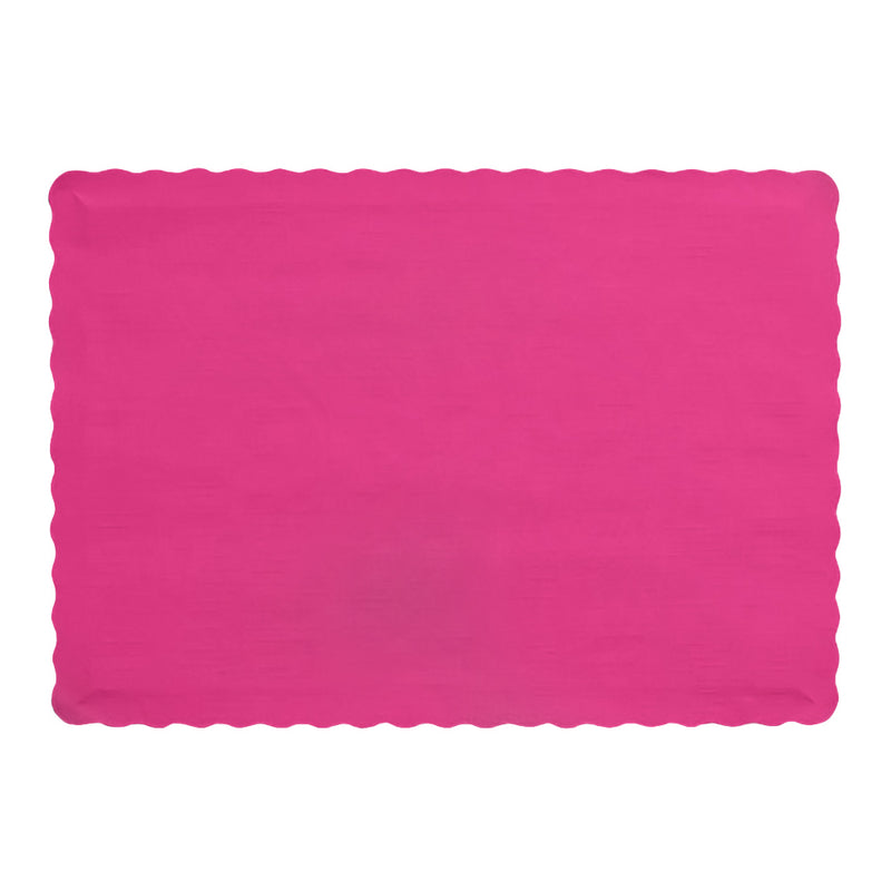 Placemat - Hot Pink Paper 10" x 14" (24 PACK)