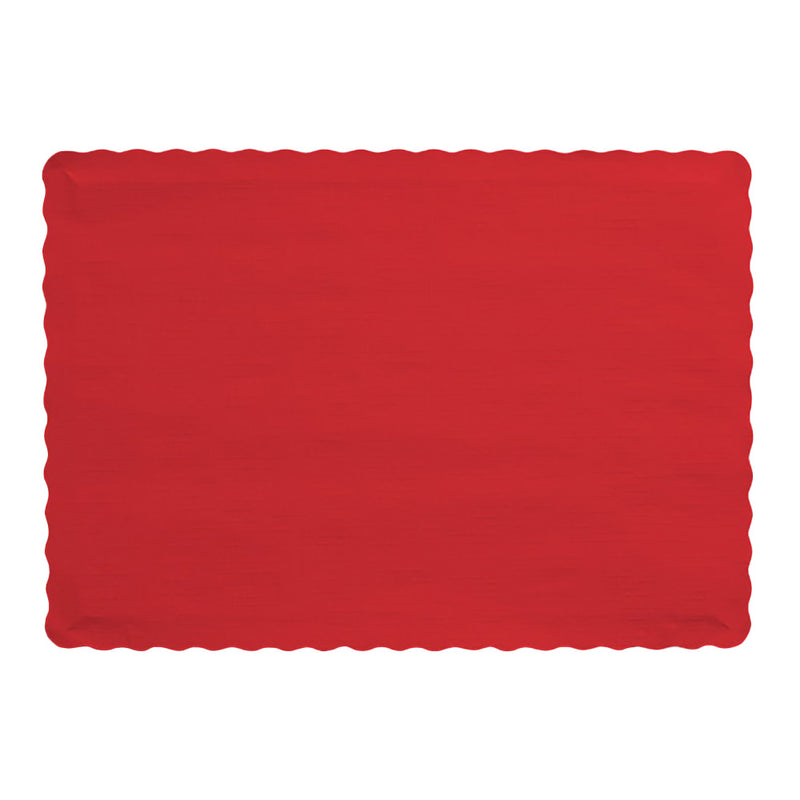 Placemat - Red Paper 10" x 14" (24 PACK)