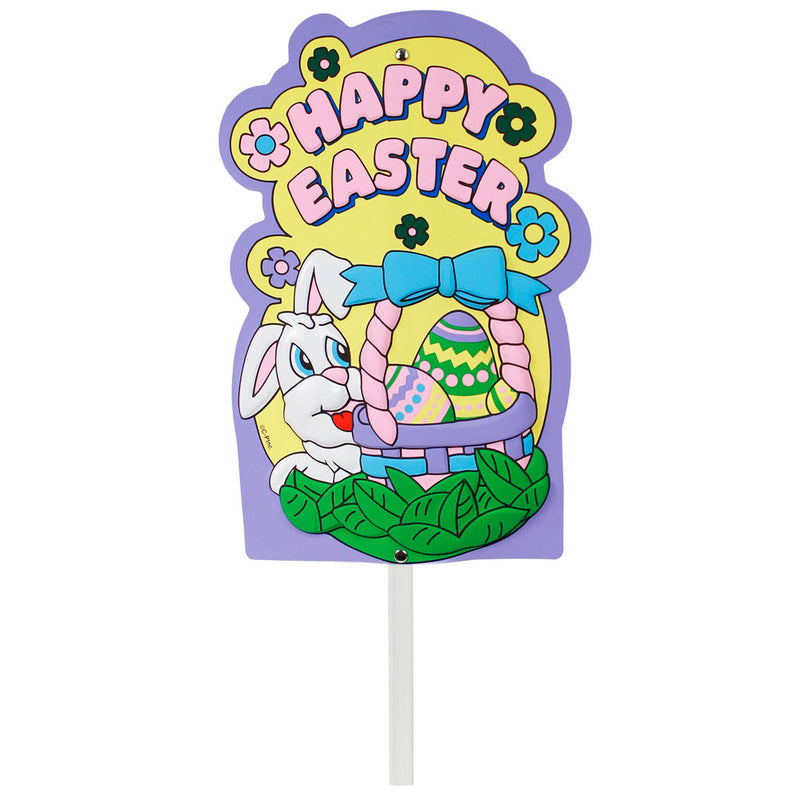 Happy Easter Molded Plastic Sign 21-1/2"