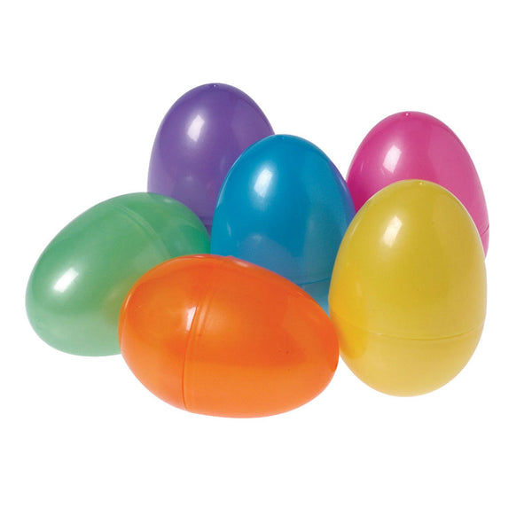 Pearlized Plastic Easter Eggs (DZ)