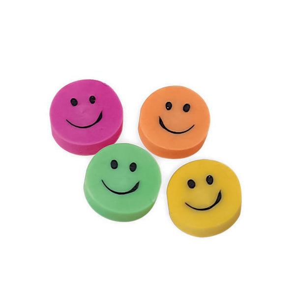 Mini Smiley Face Eraser 3/4" (144 PACK)