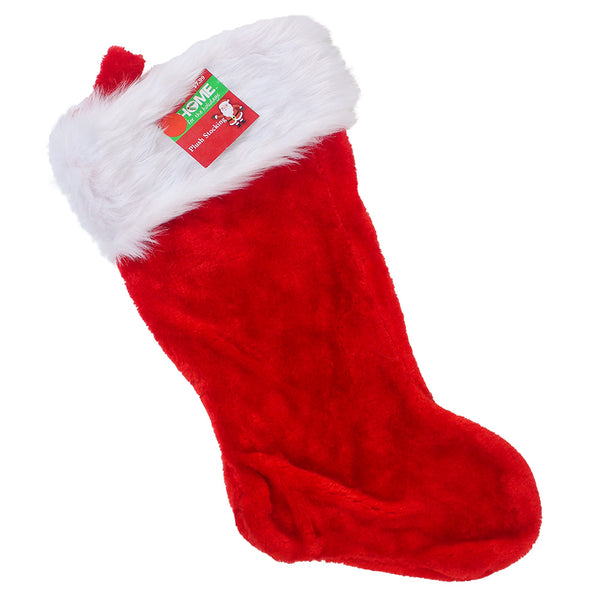 Plush Christmas Stocking 20"