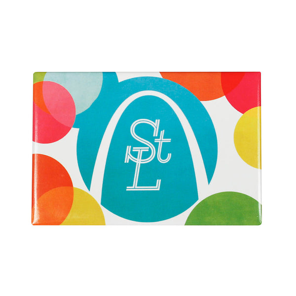St. Louis Magnet - Circles 2" x 3" (DZ)
