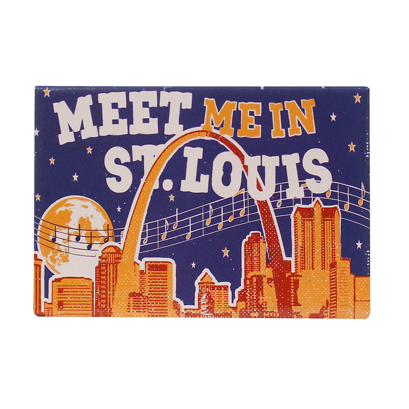 St. Louis Magnet - Meet Me 2" x 3"