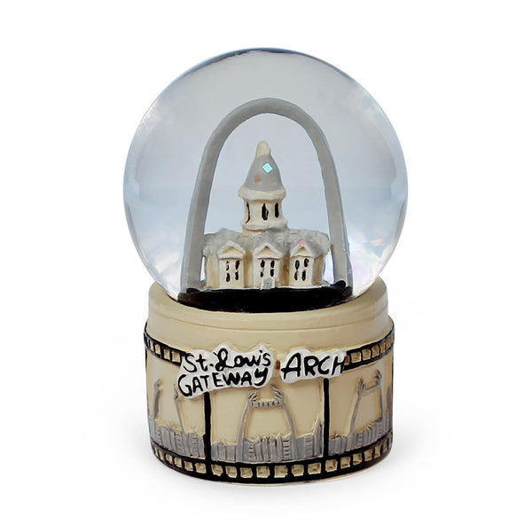 St. Louis Souvenir Water Globe - Gateway Arch 2-1/2"