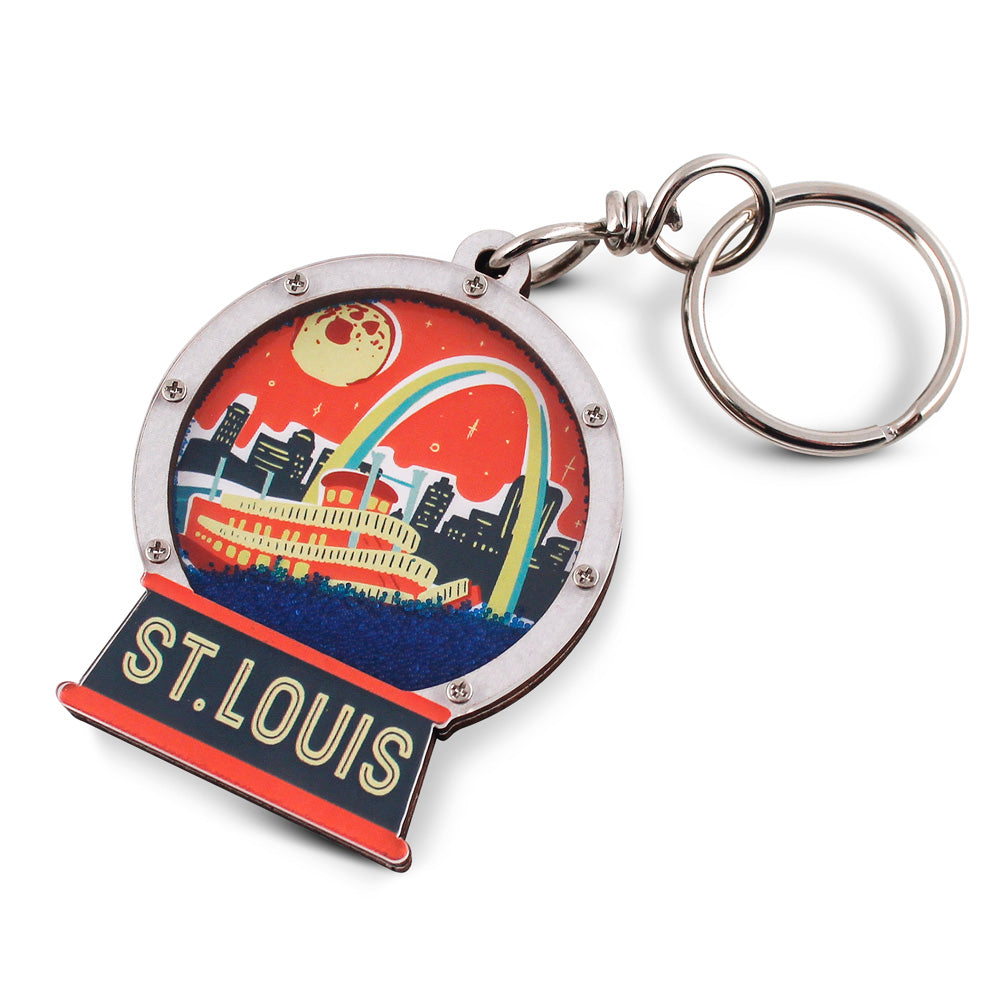 St Louis Keychain – Metal Alloy Keyring With Epoxy Dome, 2.75 Inch Souvenir Or Gift - View #8