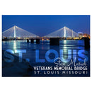 St. Louis Postcard - Stan Musial Bridge 4" x 6" (50 PACK)