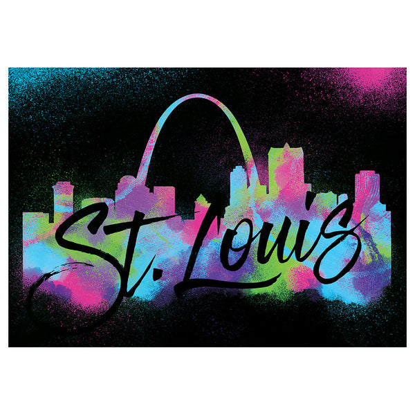 St. Louis Postcard - Brushed 4" x 6" (50 PACK)