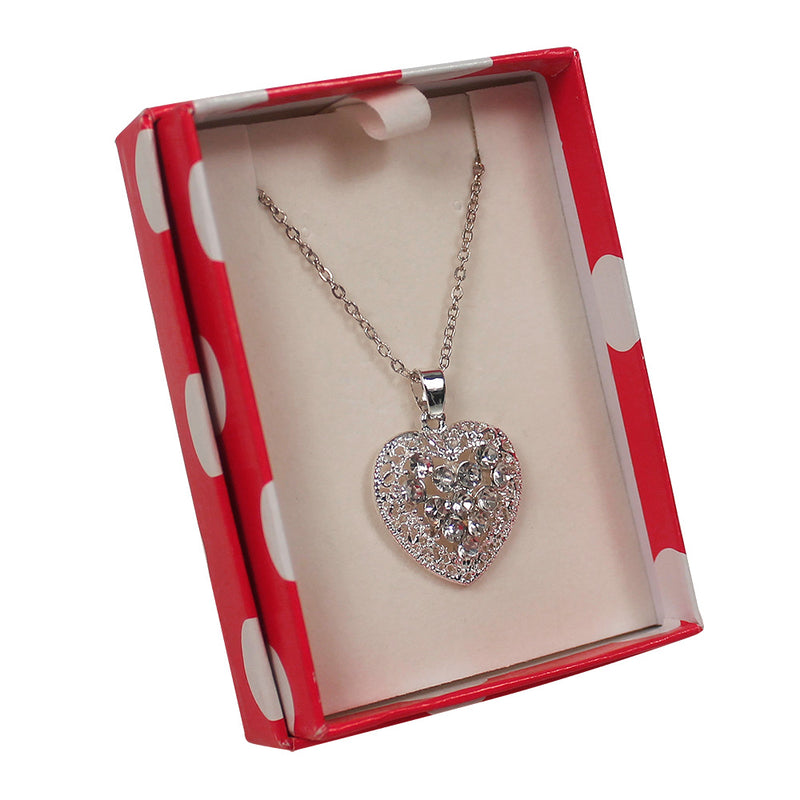 Jewelry - Jeweled Heart Necklace