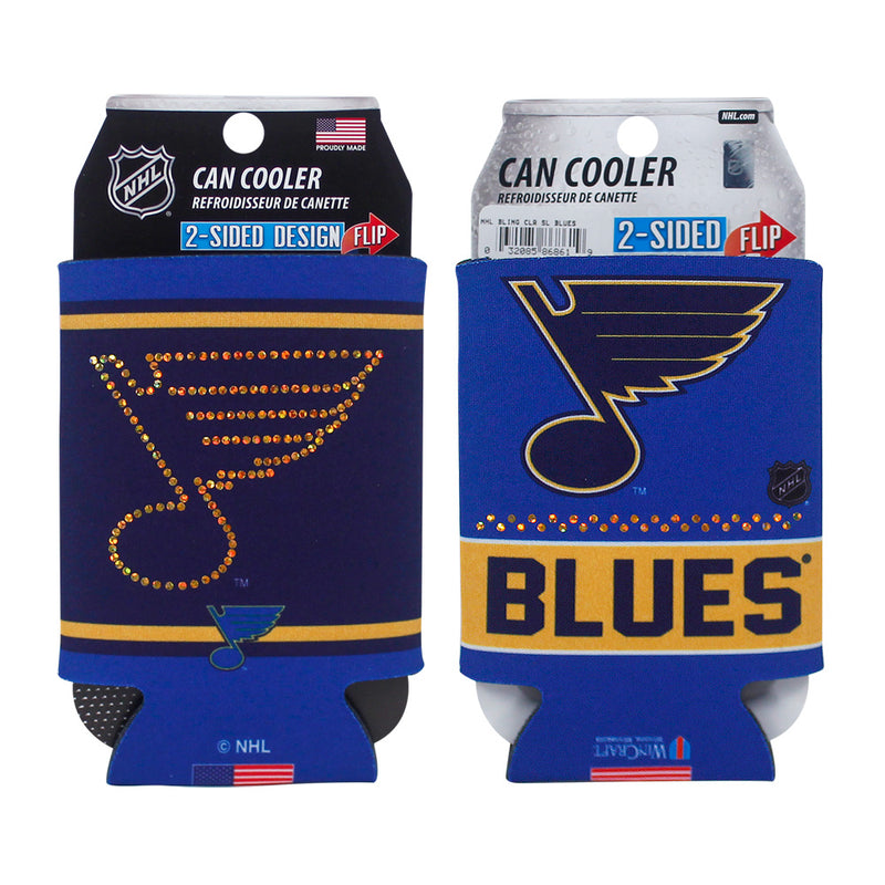 Blues Can Cooler - Bling