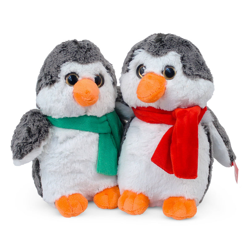 Plush Holiday Penguin 8"