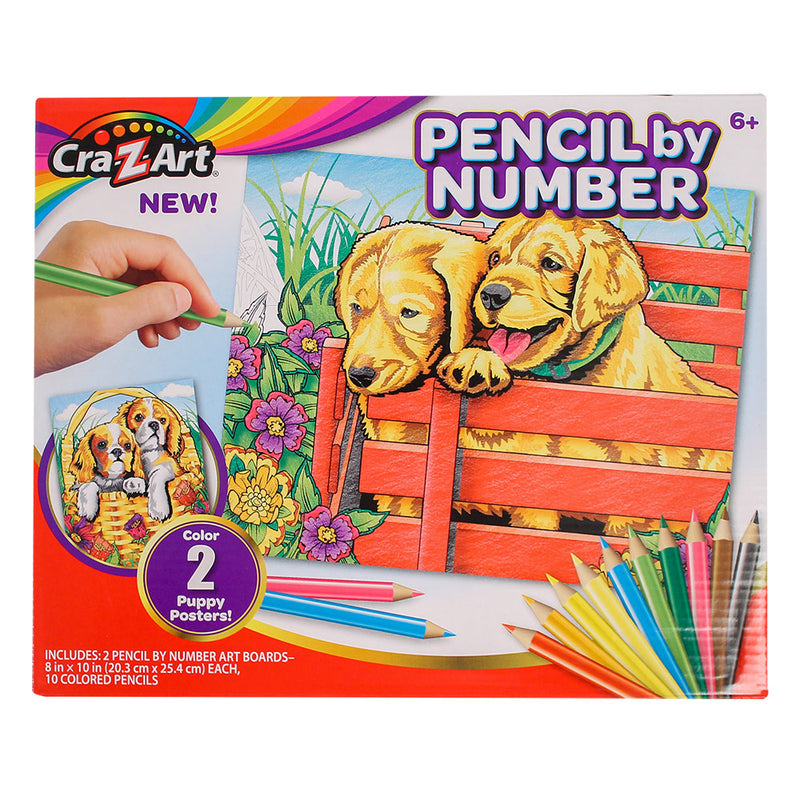 Cra-Z-Art Pencil By Number Set