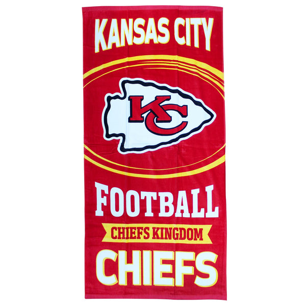 Kansas City Chiefs Fiber Beach Towel 30" x 60"